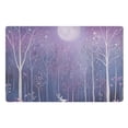thumbnail image 1 of Yayeee Doormat for Indoor Entrance 32" x 20" Non Slippery Floor Rug, Purple Forest, 1 of 8