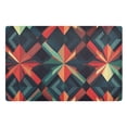 thumbnail image 1 of Yayeee Doormat for Indoor Entrance 32" x 20" Non Slippery Floor Rug, Red Abstract, 1 of 8