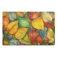 thumbnail image 1 of Yayeee Doormat for Indoor Entrance 32" x 20" Non Slippery Floor Rug, Retro Autumn Leaves, 1 of 8