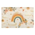 thumbnail image 1 of Yayeee Doormat for Inside 20"x32" Absorbent Low-Profile Washable Non-Slip Rubber Backed Entryway Rug, Retro Rainbow, 1 of 8
