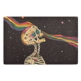 thumbnail image 1 of Yayeee Doormat for Indoor Entrance 32" x 20" Non Slippery Floor Rug, Skeleton Stripes, 1 of 8