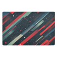thumbnail image 1 of Yayeee Doormat for Indoor Entrance 32" x 20" Non Slippery Floor Rug, Stars Abstract Lines, 1 of 8