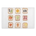 thumbnail image 1 of Yayeee Doormat for Indoor Entrance 32" x 20" Non Slippery Floor Rug, Various Toasts, 1 of 8