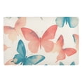 thumbnail image 1 of Yayeee Doormat for Indoor Entrance 32" x 20" Non Slippery Floor Rug, Watercolor Butterflies, 1 of 8