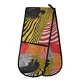 thumbnail image 1 of Yayeee Double Oven Mitt Kitchen Heat Resistant Baking 35" x7" Quilted Glove, Abstract Boat, 1 of 6