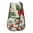 thumbnail image 1 of Yayeee Double Oven Mitt Kitchen Heat Resistant Baking 35" x7" Quilted Glove, Apples Flower Pattern, 1 of 6