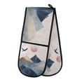 thumbnail image 1 of Yayeee Double Oven Mitt Kitchen Heat Resistant Baking 35" x7" Quilted Glove, Art Mountains, 1 of 6