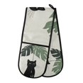 thumbnail image 1 of Yayeee Double Oven Mitt Kitchen Heat Resistant Baking 35" x7" Quilted Glove, Black Cat Umbrella, 1 of 6