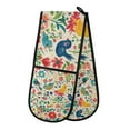 thumbnail image 1 of Yayeee Double Oven Mitt Kitchen Heat Resistant Baking 35" x7" Quilted Glove, Cartoon Animals, 1 of 6