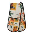 thumbnail image 1 of Yayeee Double Oven Mitt Kitchen Heat Resistant Baking 35" x7" Quilted Glove, Cartoon Plants, 1 of 6