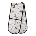 thumbnail image 1 of Yayeee Double Oven Mitt Kitchen Heat Resistant Baking 35" x7" Quilted Glove, Christmas Forest, 1 of 6