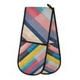thumbnail image 1 of Yayeee Double Oven Mitt Kitchen Heat Resistant Baking 35" x7" Quilted Glove, Color Striped, 1 of 6