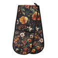 thumbnail image 1 of Yayeee Double Oven Mitt Kitchen Heat Resistant Baking 35" x7" Quilted Glove, Colorful Flower, 1 of 6