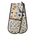 thumbnail image 1 of Yayeee Double Oven Mitt Kitchen Heat Resistant Baking 35" x7" Quilted Glove, Cute Animals, 1 of 6