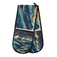 thumbnail image 1 of Yayeee Double Oven Mitt Kitchen Heat Resistant Baking 35" x7" Quilted Glove, Dark Mountains, 1 of 6