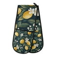 thumbnail image 1 of Yayeee Double Oven Mitt Kitchen Heat Resistant Baking 35" x7" Quilted Glove, Floral Lemons, 1 of 6