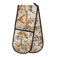 thumbnail image 1 of Yayeee Double Oven Mitt Kitchen Heat Resistant Baking 35" x7" Quilted Glove, Forest Pattern, 1 of 6