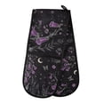 thumbnail image 1 of Yayeee Double Oven Mitt Kitchen Heat Resistant Baking 35" x7" Quilted Glove, Gothic Floral Print, 1 of 6