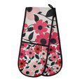 thumbnail image 1 of Yayeee Double Oven Mitt Kitchen Heat Resistant Baking 35" x7" Quilted Glove, Pink and Red Flowers, 1 of 6