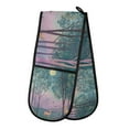 thumbnail image 1 of Yayeee Double Oven Mitt Kitchen Heat Resistant Baking 35" x7" Quilted Glove, Purple Forest Scene, 1 of 6