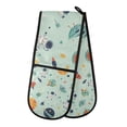 thumbnail image 1 of Yayeee Double Oven Mitt Kitchen Heat Resistant Baking 35" x7" Quilted Glove, Space Patterns, 1 of 6