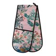 thumbnail image 1 of Yayeee Double Oven Mitt Kitchen Heat Resistant Baking 35" x7" Quilted Glove, Vibrant Flowers, 1 of 6