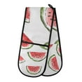thumbnail image 1 of Yayeee Double Oven Mitt Kitchen Heat Resistant Baking 35" x7" Quilted Glove, Watermelon Pattern, 1 of 6