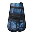 thumbnail image 1 of Yayeee Double Oven Mitt Kitchen Heat Resistant Baking 35" x7" Quilted Glove, Window Space, 1 of 6