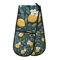 thumbnail image 1 of Yayeee Double Oven Mitt Kitchen Heat Resistant Baking 35" x7" Quilted Glove, Yellow Lemons, 1 of 6