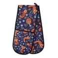 thumbnail image 1 of Yayeee Double Oven Mitt Kitchen Heat Resistant Baking 35" x7" Quilted Cotton Glove, Red Panda Pattern, 1 of 6