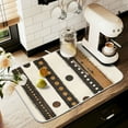 thumbnail image 1 of Yayeee Dish Drying Mat for Kitchen Counter 18" x 24" Microfiber Super Absorbent Coffee Decorative Pad, Beige Abstract Dots, 1 of 9