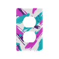 thumbnail image 1 of Yayeee Duplex Wall Plate 1-Gang 4.5"x2.7" Home Receptacle Light Switch Decorative Outlet Cover, Abstract Drawing, 1 of 7