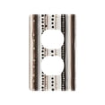 thumbnail image 1 of Yayeee Duplex Wall Plate 1-Gang 4.5"x2.7" Home Receptacle Light Switch Decorative Outlet Cover, Brown Abstract Stripes, 1 of 7