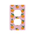 thumbnail image 1 of Yayeee Duplex Wall Plate 1-Gang 4.5"x2.7" Home Receptacle Light Switch Decorative Outlet Cover, Cartoon Oranges, 1 of 7