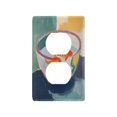 thumbnail image 1 of Yayeee Duplex Wall Plate 1-Gang 4.5"x2.7" Home Receptacle Light Switch Decorative Outlet Cover, Goldfish Bowl, 1 of 7