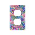 thumbnail image 1 of Yayeee Duplex Wall Plate 1-Gang 4.5"x2.7" Home Receptacle Light Switch Decorative Outlet Cover, Gradient Starfish Pattern, 1 of 7