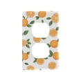 thumbnail image 1 of Yayeee Duplex Wall Plate 1-Gang 4.5"x2.7" Home Receptacle Light Switch Decorative Outlet Cover, Orange, 1 of 7