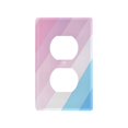 thumbnail image 1 of Yayeee Duplex Wall Plate 1-Gang 4.5"x2.7" Home Receptacle Light Switch Decorative Outlet Cover, Pink Gradient, 1 of 7