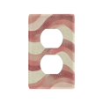 thumbnail image 1 of Yayeee Duplex Wall Plate 1-Gang 4.5"x2.7" Home Receptacle Light Switch Decorative Outlet Cover, Soft Pink Pattern, 1 of 7