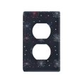 thumbnail image 1 of Yayeee Duplex Wall Plate 1-Gang 4.5"x2.7" Home Receptacle Light Switch Decorative Outlet Cover, Starry Night Pattern, 1 of 7