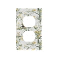 thumbnail image 1 of Yayeee Duplex Wall Plate 1-Gang 4.5"x2.7" Home Receptacle Light Switch Decorative Outlet Cover, Watercolor Forest Animals, 1 of 7