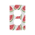 thumbnail image 1 of Yayeee Duplex Wall Plate 1-Gang 4.5"x2.7" Home Receptacle Light Switch Decorative Outlet Cover, White Watermelon, 1 of 7