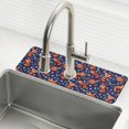 thumbnail image 1 of Yayeee Faucet Mat for Kitchen Sink 14.7" Diatomite Long Splash Guard Pad, Red Panda Pattern, 2 Pack, 1 of 7