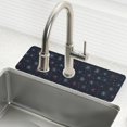 thumbnail image 1 of Yayeee Faucet Mat for Kitchen Sink 14.7" Diatomite Long Splash Guard Pad, Starry Night Pattern, 1 of 7