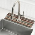 thumbnail image 1 of Yayeee Faucet Mat for Kitchen Sink 14.7" Diatomite Long Splash Guard Pad, Tribal Art, 1 of 7