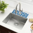 thumbnail image 1 of Yayeee Faucet Mat for Kitchen Sink 14.7" Diatomite Long Splash Guard Pad, Baseballs Pattern, 1 of 7