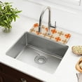 thumbnail image 1 of Yayeee Faucet Mat for Kitchen Sink 14.7" Diatomite Long Splash Guard Pad, Beige Geometric Pattern, 1 of 7