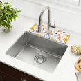 thumbnail image 1 of Yayeee Faucet Mat for Kitchen Sink 14.7" Diatomite Long Splash Guard Pad, Colorful Retro Floral, 1 of 7