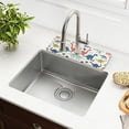 thumbnail image 1 of Yayeee Faucet Mat for Kitchen Sink 14.7" Diatomite Long Splash Guard Pad, Dinosaur Pattern, 1 of 7