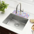 thumbnail image 1 of Yayeee Faucet Mat for Kitchen Sink 14.7" Diatomite Long Splash Guard Pad, Pink Daisy, 1 of 7